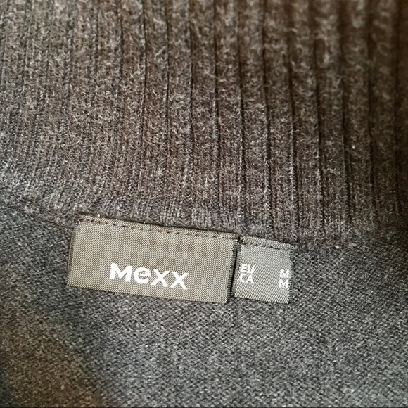 Mexx men’s grey and blue sweater with partial zip - Picture 8 of 12
